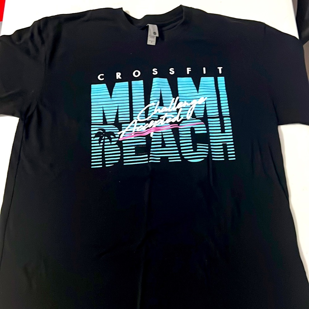 Miami Beach CrossFit T shirt (new) spring break
